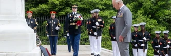 Le roi Charles se rend dans un cimetière militaire américain au dernier jour de sa visite d'Etat