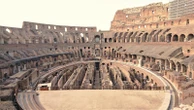 Así son galerías subterráneas del Coliseo desde las que los gladiadores saltaban a la arena para combatir 