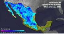 Frío extremo, lluvias y vientos marcarán el tiempo de México. Así estará hoy el clima