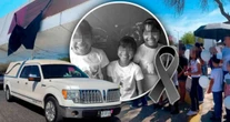 Familiares y amigos despiden a las 3 niñas asesinadas junto a su madre en Hermosillo