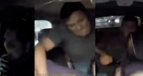 VIDEO ¬ Un grupo de taxistas golpea a conductor de Uber en NL y le roba pertenencias