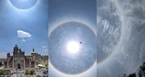 FOTOS ¬ Halo solar sorprende a la CdMx. ¿Por qué se forman? Ésta es la explicación