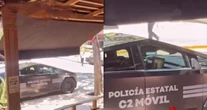 VIDEO: Policías de Jalisco en funciones son captados viendo Netflix en una Cybertruck