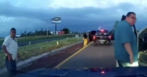 VIDEO ¬ Una familia es amenazada por hombres armados en la autopista Puebla-Atlixco