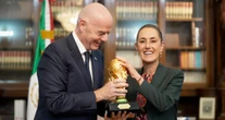 Sheinbaum recibe a Gianni Infantino y confirma sedes del Mundial 2026 en México