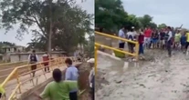VIDEO ¬ Damnificados de Álamo, Veracruz avientan lodo a la Edil; denuncian abandono