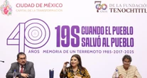 Brugada presenta plan de actividades para conmemorar los 40 años del sismo de 1985