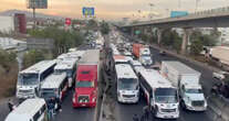 VIDEOS ¬ Bloqueos en la México-Querétaro provocan caos vial; revisa rutas alternas