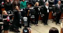 La primera Corte electa por el pueblo ya es oficial: Ministrxs protestan en el Senado