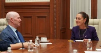 Sheinbaum recibe al director de Scotiabank y al cofundador de Andreessen Horowitz