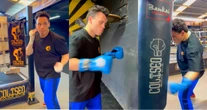 VIDEO ¬ Julio César Chávez Jr. regresa a su entrenamiento después de salir de prisión