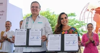 Ebrard y Lezama firman un acuerdo para tener el primer Polo de Desarrollo en Chetumal