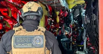 La SSC y la FGJ catean inmuebles y aseguran 81 toneladas de autopartes en la CdMx