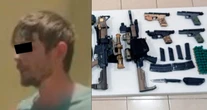 Un estadounidense es detenido en Atlacomulco; tenía un arsenal y credencial de la CIA