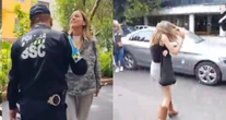 Policía capitalina reprueba ataque a "Lady Racista"; recupera bolsa que le quitaron