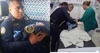 VIDEO ¬ La SSC-CdMx halla a un recién nacido abandonado en sanitarios del Metro UAM-I