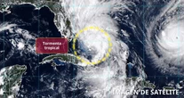 La tormenta tropical "Imelda" se forma en el Atlántico; no afectará a México: Conagua