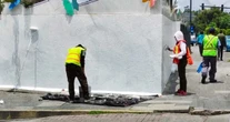 La Alcaldía de Puebla elimina un mural dedicado a las víctimas de ataques con ácido