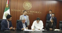 Abogado va al Senado a ofrecer una disculpa pública a Noroña por agresión en el AICM