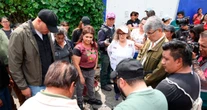 Brugada recorre zonas afectadas por lluvias en Iztapalapa; promete ayuda a familias