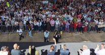 "¡Fuera Lemus!": Gobernador de Jalisco es abucheado frente a CSP; ella pide respeto