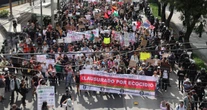 FOTOS: Marcha contra gentrificación acaba con saldo blanco; reunió 600 personas: CdMx