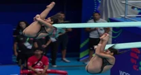 Las gemelas Mía y Lía Cueva ganan bronce para México en Mundial de Deportes Acuáticos