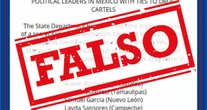 La Embajada de EU aclara que lista de gobernadores vinculados al narco "es falso"
