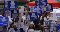 Colectivos marchan en México en el Día Internacional de las Víctimas de Desaparición