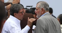 "No hay ningún mensaje", dice Sheinbaum sobre "corralito" de Monreal y Adán en Zócalo