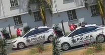 VIDEO ¬ Mujer se atraganta con un totopo, sale a pedir ayuda y policía de NL la salva