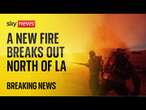 California wildfires: More than 30,000 flee as fire erupts north of Los Angeles