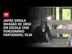 Vídeo: Japão simula invasão de urso em escola com funcionário fantasiado | CNN BRASIL