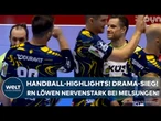 HANDBALL: Rhein-Neckar Löwen behalten die Nerven - Melsungen - Rhein-Neckar Löwen | Highlights #hbl