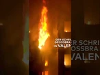 FEUER-INFERNO: Schock in Spanien! Hochhaus in Flammen - Drama in Valencia #shorts