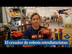 El 'nostálgico' que fabrica robots-joya con todo tipo de piezas antiguas