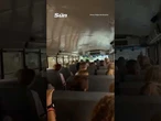 Chilling moment Texas floods survivors sing through sobs on evacuation bus