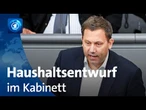 Bundeskabinett will Haushalt 2026 beschließen – auf Klingbeils Entwurf hin