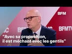 "Avec sa proposition, Gérald Darmanin est méchant avec les gentils", estime Roland Lescure