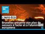 Bruxelles présente son plan de secours à l'acier et à l'aluminium européens • FRANCE 24