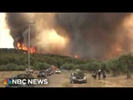 Firefighters battle blaze in France's Fontainebleau forest amid deadly fires in Europe