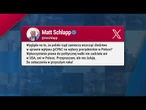 Reakcja Matta Schlappa na sytuację polityczną w Polsce