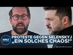 UKRAINE: Brisante Lage! Selenskyj in der Klemme! Proteste auf den Straßen! Ronzheimer nennt Details