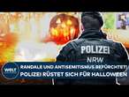 HALLOWEEN: Polizei rechnet mit Randale und Antisemitismus! Großstädte in Deutschland rüsten auf