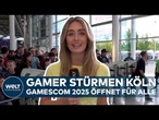 GAMESCOM 2025 ÖFFNET: "Treffe gerne Entwickler, relevanter als Influencer", sagt ein Besucher