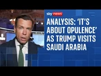 US president looks to do deals at palatial business lunch with Saudi Crown Prince