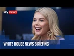 White House news briefing on 'restoring common sense'