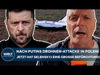POLEN: Nach Putins Drohnen-Attacke im Nato-Luftraum! Jetzt hat Selenskyj eine große Befürchtung!