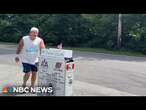 This former flight attendant uses a beverage cart to honor 9/11 crew members