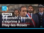 REPLAY: Prise de parole de Sébastein Lecornu à l'Hay-les-Roses • FRANCE 24